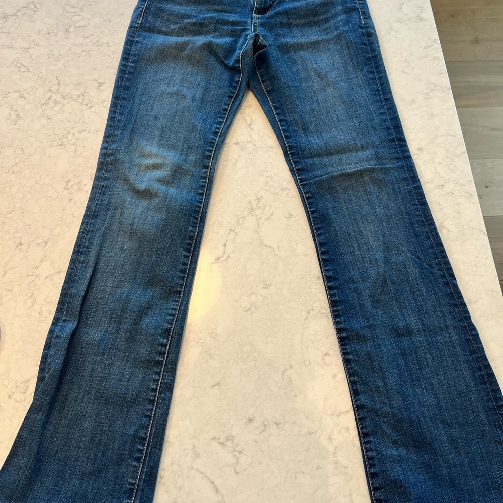 Banana Republic Factory Medium Denim Slim Bootcut Women's Jeans Size 29/8 Long